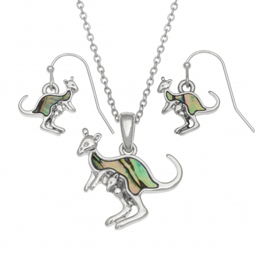 kangaroo,earrings,necklace,jewellery