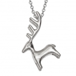 deer,pendant,necklace,stag