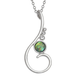 Necklace,pendant,paua-shell