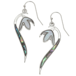 snowdrop,earrings,paua-shell,mother-of-pearl