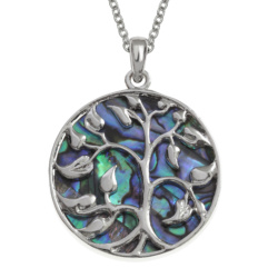 tree-of-life,paua-shell,pendant,necklace