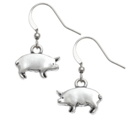 pig,earrings,jewellery