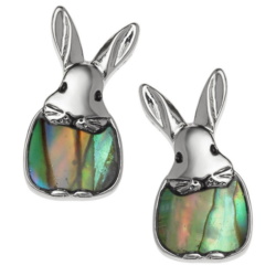 rabbit,earrings,studs